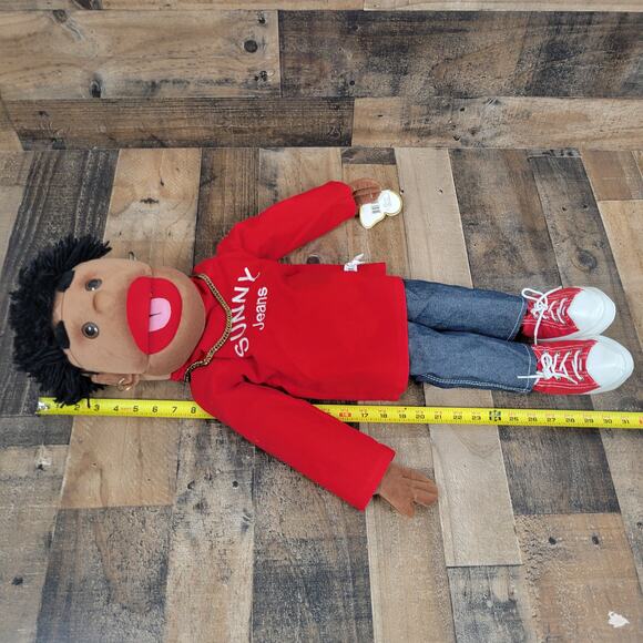 Sunny Jean Hand Puppet GS4631 Toy 2005 Vintage Full Body‎ Black Ventriloquist - Picture 15 of 16